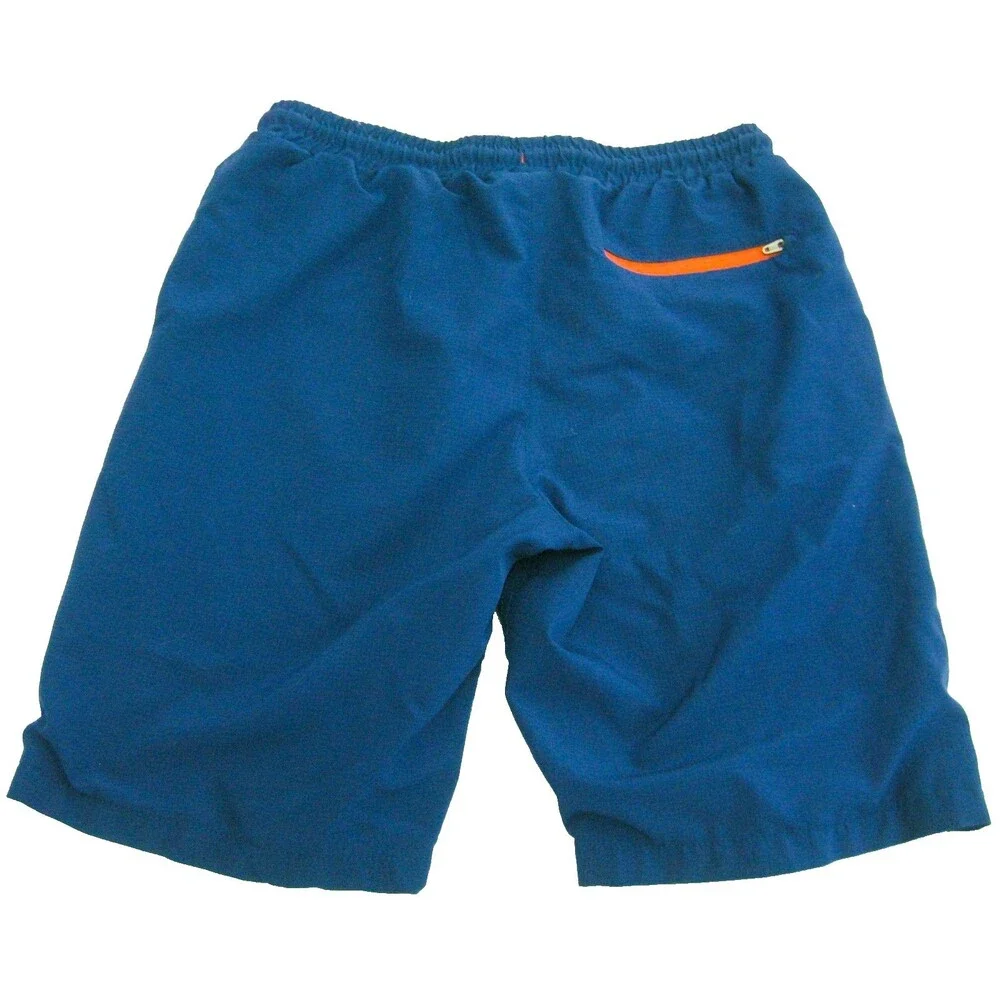 Eddie Bauer Shorts Boys Medium 10-12 Blue Hiking Short Pants Pockets Drawstring